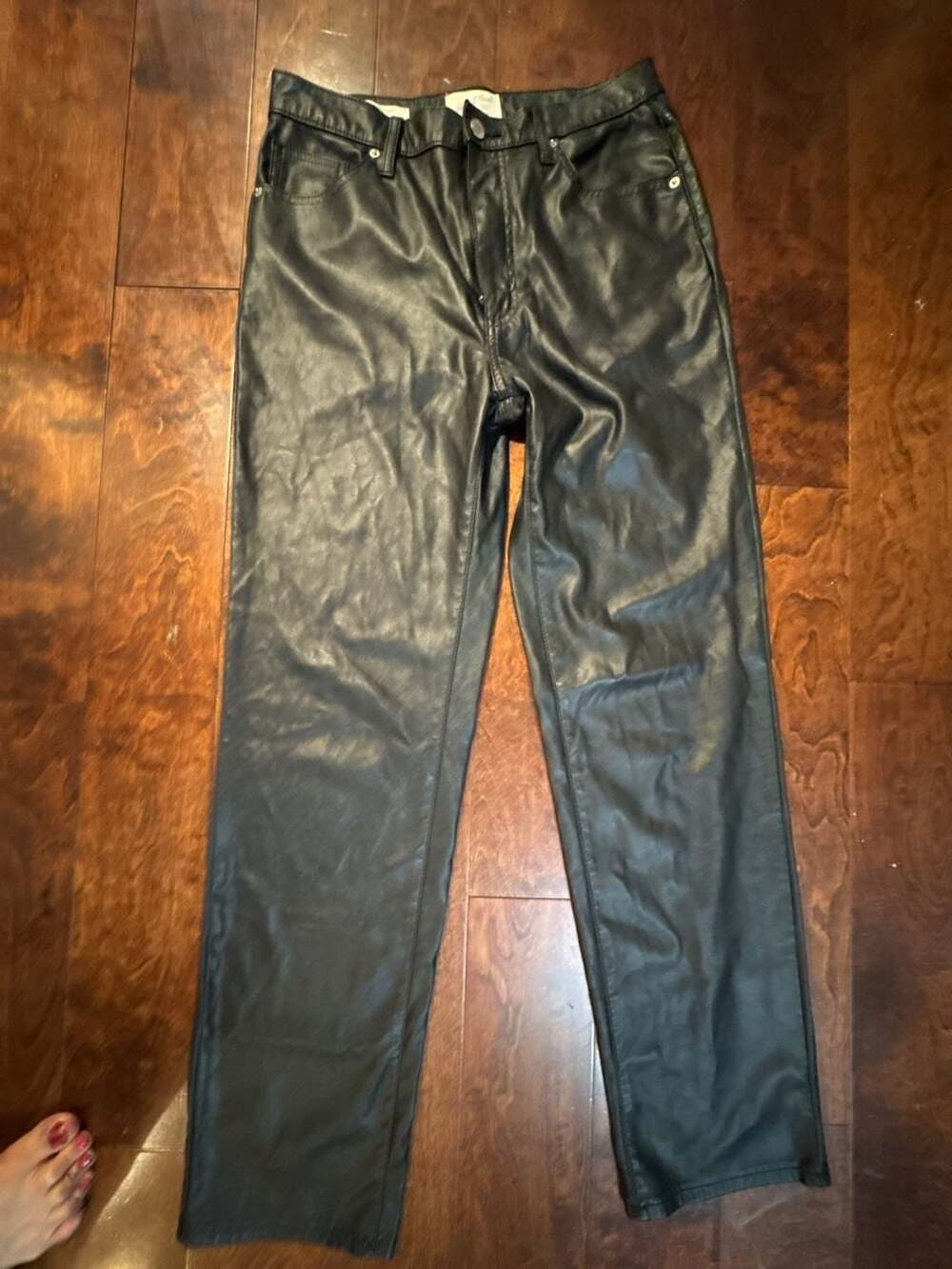 Universal Thread High Rise 90s Straight Faux Leather Pants